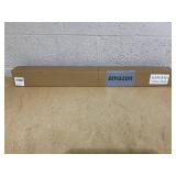 GENIMO 100% Blackout Roller Window Shades, Window Blinds Cordless with Thermal Insulated, UV Protection Fabric, Mini French Door Blinds for Home, Office, Bedroom, Easy to Install, Black, 34" W X 75" H