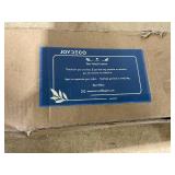 Joydeco 100% Blackout Roller Shades (Pro), Free-Stop Cordless Blinds for Windows, UV Protection, Natural Woven Blinds for Home and Office, Light-Proof Aluminum Cover (46" W x 75" H, White)