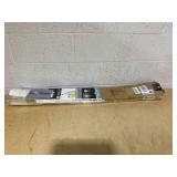 Zenna Home Rustproof Curved Shower Curtain Rod, No Drill Tension or Permanent Mount Adjustable Curved Shower Rod for Bathroom, Easy Install, Rounded for Extra Room, 50 to 72 Inches, Gold (USED, Missin