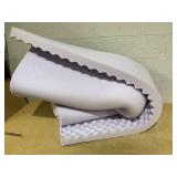 Egg Crate Memory Foam Mattress Topper with Soothing Lavender Infusion Queen
