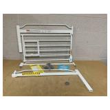 Carlson Extra Wide Walk Through Pet Gate with Small Pet Door, Includes 4-Inch Extension Kit, Pressure Mount Kit and Wall Mount Kit, White 36.5"W x 30"H