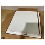 Tangkula Slim Bathroom Storage Cabinet, Movable Narrow Toilet Side Cabinet w/2 Slide Out Drawers, 2 Shelves, on Wheels for Small Spaces 7.5"D x 20"W x 28.5"H (Transit Damage)