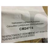 Boyel Living Halloween Decoration 150 LED Stacked Pumpkin Light Set with Base 3.4ft