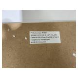 Costway Nightstand with 2 Drawers Solid Rubber Wood Legs 18.5" x 16" x 21.5"