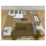 Costway Nightstand with 2 Drawers Solid Rubber Wood Legs 18.5" x 16" x 21.5"