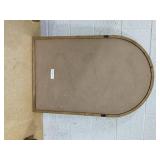 GIFTTROVE Farmhouse Wooden Arched Mirror, Decorative Arch Mirror Wall Decor, Rustic Window Pane Mirrors, Wood Framed Wall Mirrors for Entryway, Living Room