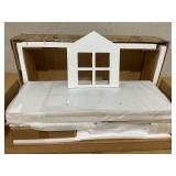 Costzon Kids Kitchen Playset, Wooden Pretend Cooking Play Toy Set with Realistic Sound, Microwave, Windows, Clock, Sink, Large Storage Space, Kitchen Set for Toddlers, Boys Girls 3+