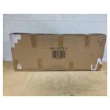 Costway - Set of 2 Outdoor Bar Chair Folding Bar Height Stool with Metal Frame - Coffee Product Height 40 inches Product Width 22.5 inches