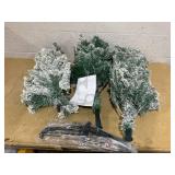 Costway 7.5-ft Pencil White Artificial Christmas Tree (Missing Parts or Pieces)