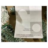 Costway 7.5-ft Pencil White Artificial Christmas Tree (Missing Parts or Pieces)