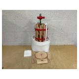 Costway Fruit Wine Press 6L (Maybe Missing Hardware)