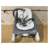 Ingenuity 2-in-1 Happy Belly Rock To Bounce Massage Baby Seat