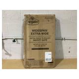 Regalo 56 Inch Extra Wide Walk-Through Baby Safety Gate, White 29"-56" Wide, 30" High (Maybe Missing Hardware)