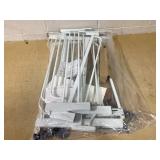 Regalo 56 Inch Extra Wide Walk-Through Baby Safety Gate, White 29"-56" Wide, 30" High (Maybe Missing Hardware)