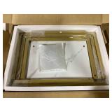 Costway 3 Pieces Multifunctional Coffee End Table Set-White  Overall dimension (Large): 20" x 14" x 22.5" (Medium): 17.5" x 13" x 20.5" (Small): 15" x 12.5" x 18.5" (L x W x H)