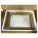 Costway 3 Pieces Multifunctional Coffee End Table Set-White  Overall dimension (Large): 20" x 14" x 22.5" (Medium): 17.5" x 13" x 20.5" (Small): 15" x 12.5" x 18.5" (L x W x H)