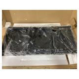 Generic Nightcore Folding Utility Cart, 3-Tier Food Service Cart w/Lockable Wheels, 330LBS Capacity, Heavy-Duty Metal Frame Collapsible Utility Cart, Rolling Tool Cart for Home Garage 24"D x 38.5"W x 