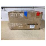 Costway 3 -Piece Rattan Patio Conversation Set with Red Cushions