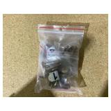 Costway 3 -Piece Rattan Patio Conversation Set with Red Cushions