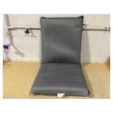 Costway Adjustable 6-Position Floor Chair Padded Folding Lazy Sofa Chair Grey W 39" / D 3" / H 18"