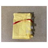 Costway Outdoor Side Table with Umbrella Hole and Storage Shelf for Porch 1.57" umbrella hole Overall Dimensions: 20.5" x 18" x 18"