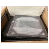 Costway 3 -Piece Rattan 2 Patio Sofa Conversation Set with White Cushions