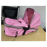 Infans 2 in 1 Convertible Baby Stroller High Landscape Infant Stroller Pink