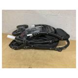 Costway BB5638BK Foldable Lightweight Front Back Seats Double Baby Stroller, Black