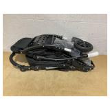 Costway BB5638BK Foldable Lightweight Front Back Seats Double Baby Stroller, Black