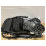 Costway BB5638BK Foldable Lightweight Front Back Seats Double Baby Stroller, Black