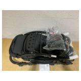 Costway BB5638BK Foldable Lightweight Front Back Seats Double Baby Stroller, Black