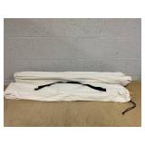 Giantex Camping Chairs 2 Pack, Folding Beach Chairs for 330lbs, Outdoor Butterfly Chair, Portable Lawn Chairs for Picnic Fishing Hiking Mountaineering, Lightweight Bamboo Frame No Assembly (Beige) 21"