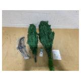 Costway 5Ft Artificial PVC Christmas Tree Stand Indoor Outdoor Green