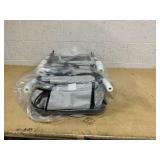 Double Pet Stroller with 2 Detachable Carrier Bags, 4 Lockable Wheels Cat Stroller