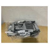 Double Pet Stroller with 2 Detachable Carrier Bags, 4 Lockable Wheels Cat Stroller