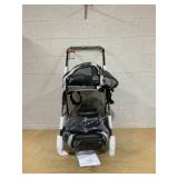 Double Pet Stroller with 2 Detachable Carrier Bags, 4 Lockable Wheels Cat Stroller