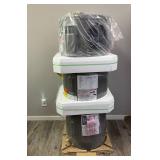 Rheem ProTerra 50 Gal. Smart High Efficiency Hybrid Heat Pump Water Heater w/ Leak Detection & Auto Shutoff Dimensions: H 63.66 in, W 22.25 in, D 22.25 in