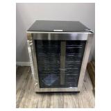 Vissani 23.4 in. 50 Bottle, 154 Can, Wine and Beverage Cooler with Stainless Steel Door (Minor Transit Damage)