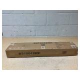 Costway 152cm x 42cm Foldable Swing Down Baby Bed Guard Rail