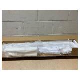 Costway 152cm x 42cm Foldable Swing Down Baby Bed Guard Rail