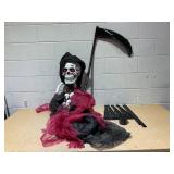 Boyel Living 8ft Sound-Activated Grim Reaper with Glowing Eyes and Scary Sounds for Halloween
