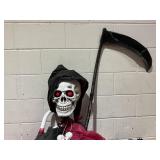 Boyel Living 8ft Sound-Activated Grim Reaper with Glowing Eyes and Scary Sounds for Halloween