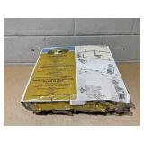 Hampton Bay 10 ft. 5-Light Brushed Steel Line-Voltage Flexible Track Light Kit with Mesh Shades