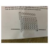 COSTWAY Jumbo 4-to-Score Giant Game Set with Storage Carrying Bag, 4 in A Row for Kids and Adults