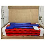 COSTWAY Jumbo 4-to-Score Giant Game Set with Storage Carrying Bag, 4 in A Row for Kids and Adults