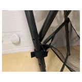 Tall Directors Chair 30" Seat Height, Bar Height Folding Chair with Side Table, Foldable Camping Chair with Side Pocket for Makeup Artist, Sports Event, Supports 400LBS