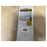 LazBlinds Cordless Cellular Shades, No Tools No Drill Blackout Honeycomb Shades Pleated Blinds for Windows, 33" W x 64" H, Silver White