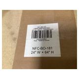 LOT OF 2 LazBlinds Cordless Cellular Shades, No Tools No Drill Light Filtering Honeycomb Shades Pleated Blinds for Windows, 24