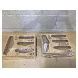 LOT OF 2 Plastic Bag Organizers