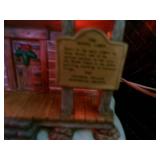 Vintage Ceramic Christmas Town Set of 4